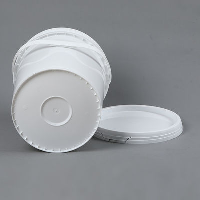 Gele plastic emmer en emmer voor 1L 2L 3L 4L 5L 8L 10L 15L 18L 20L capaciteit