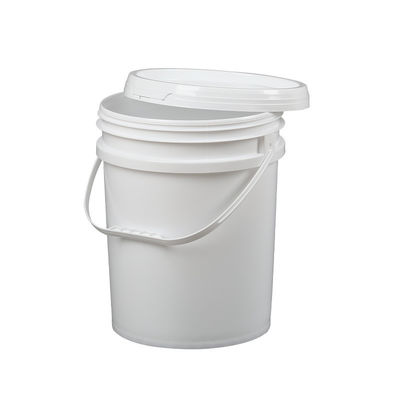 Gele plastic emmer en emmer voor 1L 2L 3L 4L 5L 8L 10L 15L 18L 20L capaciteit