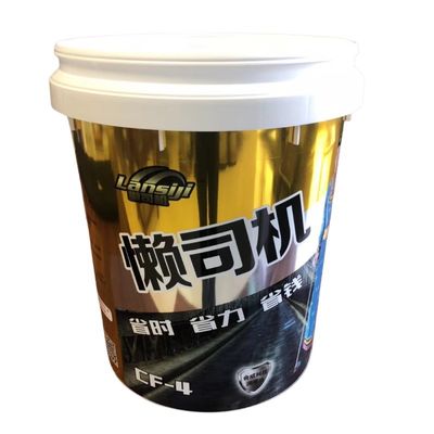 Voorraad Plastic Bucket met handvat Epoxy Plastic Bucket Gecertificeerd door GAP/ISO/FDA