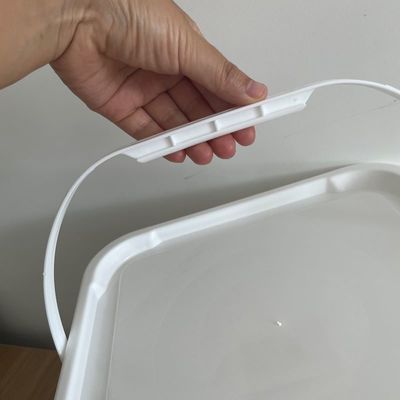 5L-20L emmer vierkant plastic emmer met op maat gemaakte drukwerk en polypropyleen materiaal