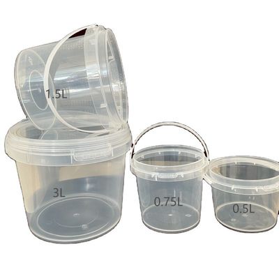 300 ml 500 ml 750 ml 1L plastic emmer voor epoxy chemische stoffen met een dikte van 1,0 tot 2,5 mm