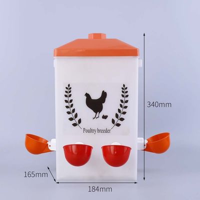 Leekproof vierkante plastic emmer voor water en diervoeding Dikte 1,0 tot 2,5 mm