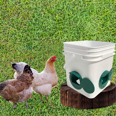 Leekproof vierkante plastic emmer voor water en diervoeding Dikte 1,0 tot 2,5 mm