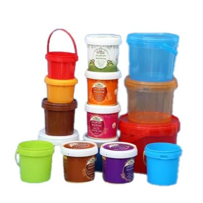 500 ml-5L Popcorn Plastic Bucket Container voor epoxy recycling en 1,0 tot 2,5 mm dik