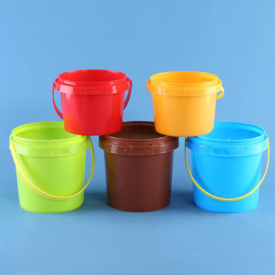 1.0 tot 2,5 mm dikke plastic emmer met deksels en handvaten voor aangepaste verpakkingen