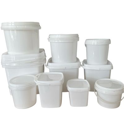 1.0 tot 2,5 mm dikke plastic emmer met deksels en handvaten voor aangepaste verpakkingen