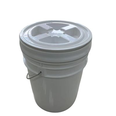 Leakproof 5 Gallon 6 Gallon Plastic Ronde Emmer met Handvat Aanpassen aan uw behoeften
