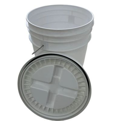 Leakproof 5 Gallon 6 Gallon Plastic Ronde Emmer met Handvat Aanpassen aan uw behoeften