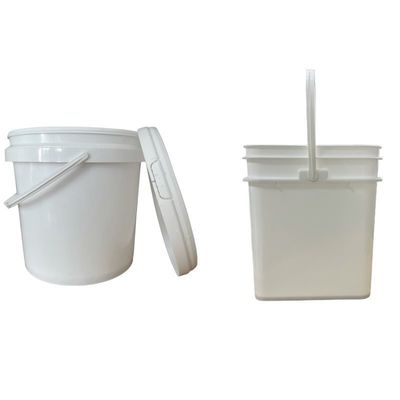 2L/4L/5L/8L/10L/15L/18L PP-container Plastic emmer 5 gallon vierkant emmer met deksel