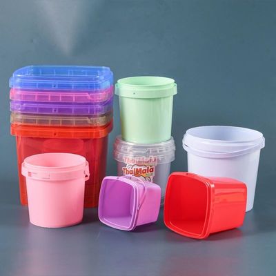 2L/4L/5L/8L/10L/15L/18L PP-container Plastic emmer 5 gallon vierkant emmer met deksel