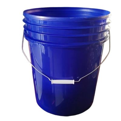 Ronde 6,5 liter container 25 liter plastic emmer met deksel en 1,0 tot 2,5 mm dik