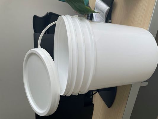 Ronde 6,5 liter container 25 liter plastic emmer met deksel en 1,0 tot 2,5 mm dik