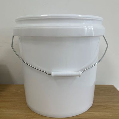 Ronde 6,5 liter container 25 liter plastic emmer met deksel en 1,0 tot 2,5 mm dik