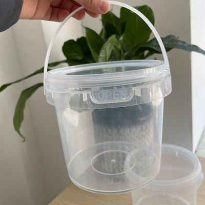 16/24/32 oz Vierkante voedselcontainer bad voor popcorn snoep emmers Deksel en handvat inbegrepen