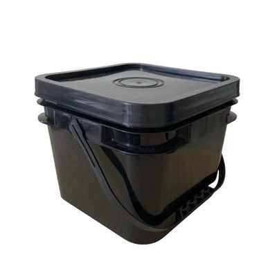 Gereedschap 2 gallon vierkante plastic emmerbakken Container met manipulatiebestendige deksels GAP/ISO/FDA gecertificeerd