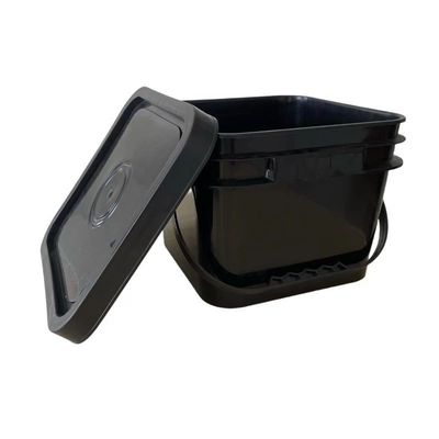 Gereedschap 2 gallon vierkante plastic emmerbakken Container met manipulatiebestendige deksels GAP/ISO/FDA gecertificeerd