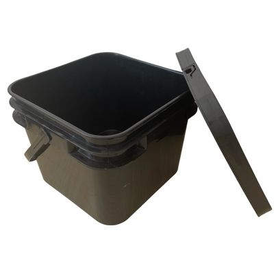Gereedschap 2 gallon vierkante plastic emmerbakken Container met manipulatiebestendige deksels GAP/ISO/FDA gecertificeerd