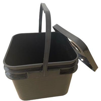 Gereedschap 2 gallon vierkante plastic emmerbakken Container met manipulatiebestendige deksels GAP/ISO/FDA gecertificeerd