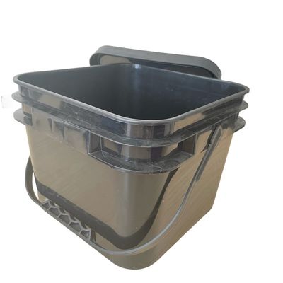 Gereedschap 2 gallon vierkante plastic emmerbakken Container met manipulatiebestendige deksels GAP/ISO/FDA gecertificeerd