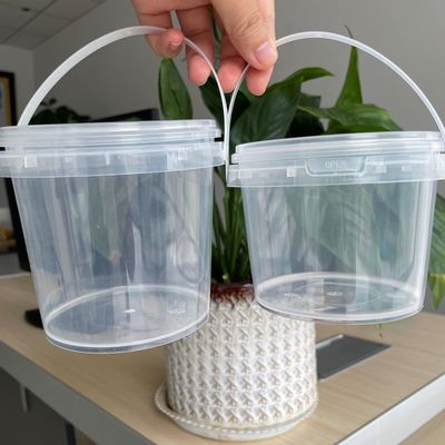 Silk Screen/Heat Transfer/IML Printing PP Bucket met deksel veelzijdig en praktisch