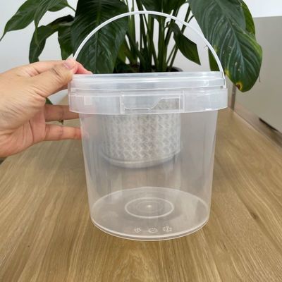Silk Screen/Heat Transfer/IML Printing PP Bucket met deksel veelzijdig en praktisch
