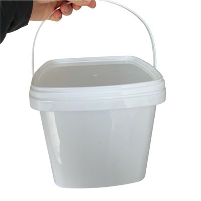 GAP/ISO/FDA gecertificeerde vierkante plastic emmer in 500 ml 1L 2L 3L 4L 5L maten voor snacks