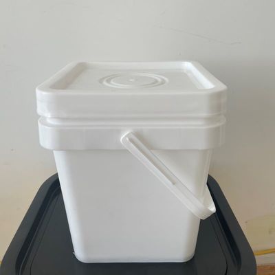 Aanpasbare vierkante plastic emmer voor de opslag van noten Speelgoed Chemische stoffen en meststoffen