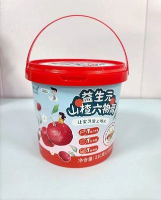 Warm stempelen 1L 25L aanpassen Plastic emmer Food Grade container emmer met deksel