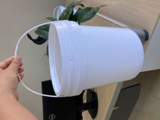 Voedselverpakkingsoplossing 5 liter plastic emmer met deksel op maat