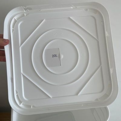 2L 4L 5L 8L 10L 15L 18L 20L vierkante emmer plastic container met zijdefilter