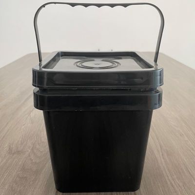 10,0 tot 2,5 mm dik Duurzaam diervoeder Snacks Vierkante emmer Plastic container emmer