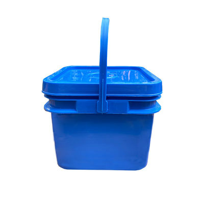 Witte 8 liter plastic vierkante emmers met GAP/ISO/FDA-certificering