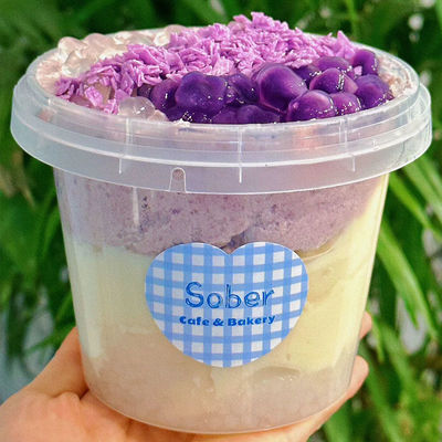 Aanpassen Deli Container met deksel Togo Wegwerp voedsel veilig Container Aanpassen LOGO