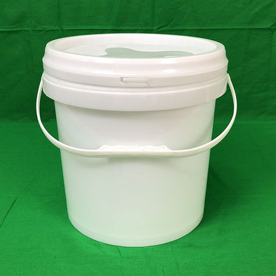 1.0 tot en met 2,5 mm Dikte 10 kg PP Plastic Paint Bucket met cover GAP/ISO/FDA Certified