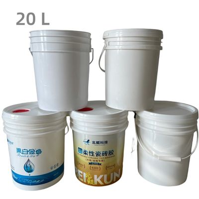1L 2L 3L 4L 5L 6L 8L 10L 15L 20L 25L Plastic Bucket met luchtdicht deksel en Printing IML