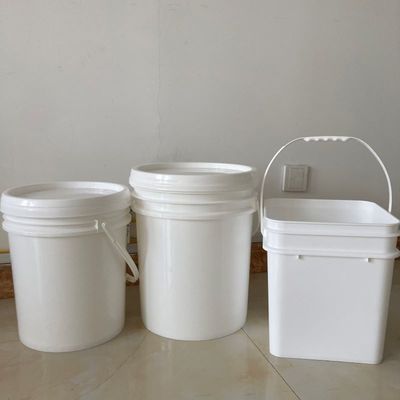 Afdrukken met zijde-scherm/warmteoverdracht/IML 20L Plastic Buckets Tubs Containers met manipulatiebestendige deksels