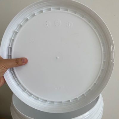 20 liter witte composteerbak met plastic emmer en industriële deksel