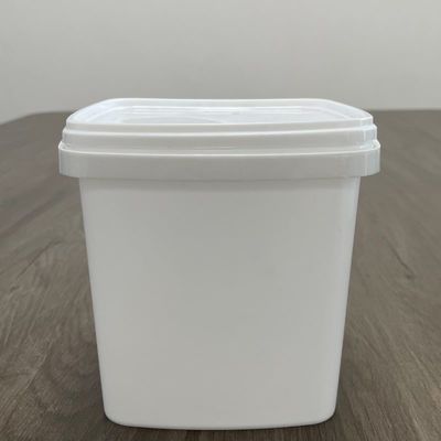 500 ml Sauce Container Vierkante emmer Wit gedrukt emmer met een dikte van 1,0 tot 2,5 mm
