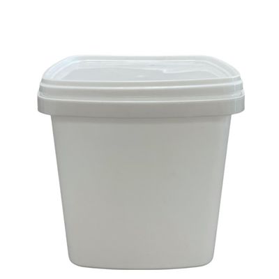 1 Gallon Square Buil Plastic Bucket Square en Leak Proof Construction