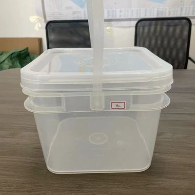 Vierkante plastic emmer 2 gallon voor een gemakkelijke opslagoplossing