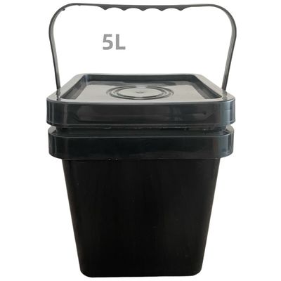 Direct leveren 1,0 tot 2,5 mm dikke voederzaad Plastic emmer Vierkante emmer voor gereedschap