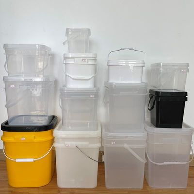 Direct leveren 1,0 tot 2,5 mm dikke voederzaad Plastic emmer Vierkante emmer voor gereedschap