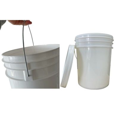 5L 5 Gallon Bucket 20L Plastic Bucket met deksel voor voedselkwaliteit Geel GAP/ISO/FDA gecertificeerd