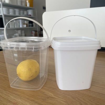 500 ml vierkante container Plastic emmer met deksel Duurzaam en aanpasbaar ontwerp