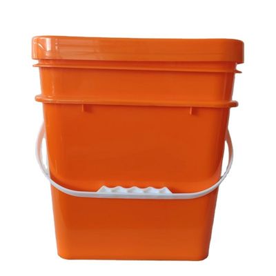 Koekjescontainer 15L vierkant plastic emmer met HDPE-materiaal en afgedrukt ontwerp