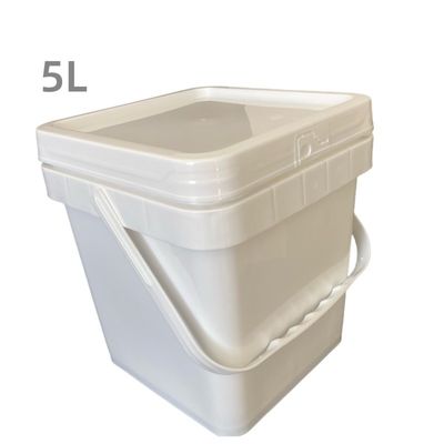 Vierkante plastic emmer voor drankverpakkingen Volledige maten 5L 15L Dikte 1,0 tot 2,5 mm