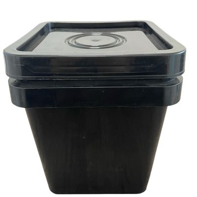 Vierkante plastic emmer voor drankverpakkingen Volledige maten 5L 15L Dikte 1,0 tot 2,5 mm