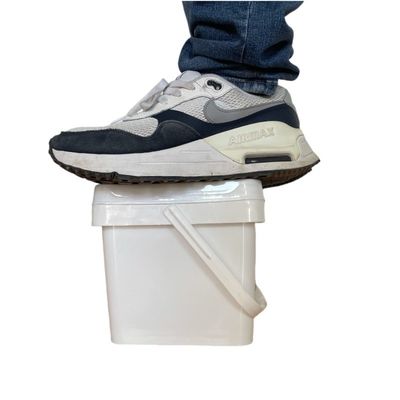 Industriële 4L vierkante plastic emmer met afgedrukt 1 gallon plastic emmer IML Printing