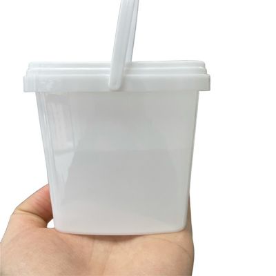 Vierkante plastic emmercontainer voor mineralen 3L tot 20L Industrieel gebruik