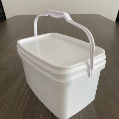 Vierkante plastic emmercontainer voor mineralen 3L tot 20L Industrieel gebruik